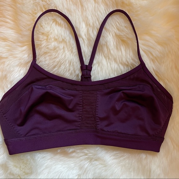 Free People Movement - Deep Purple Refined Mesh Sports Bra - S - Picture 3 of 7